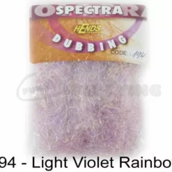 Hends Spectra Dubbing Packets - Funky Fly Tying -Fly Tying Materials Sales Hends Spectra Dubbing Packets Light Violet Rainbow
