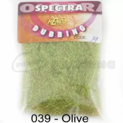 Hends Spectra Dubbing Packets - Funky Fly Tying -Fly Tying Materials Sales Hends Spectra Dubbing Packets Olive