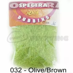 Hends Spectra Dubbing Packets - Funky Fly Tying -Fly Tying Materials Sales Hends Spectra Dubbing Packets Olive Brown 1