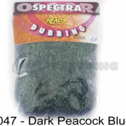Hends Spectra Dubbing Packets - Funky Fly Tying -Fly Tying Materials Sales Hends Spectra Dubbing Packets Peacock Dark Blue