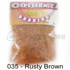 Hends Spectra Dubbing Packets - Funky Fly Tying -Fly Tying Materials Sales Hends Spectra Dubbing Packets Rusty Brown