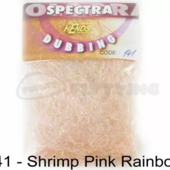 Hends Spectra Dubbing Packets - Funky Fly Tying -Fly Tying Materials Sales Hends Spectra Dubbing Packets Shrimp Pink Rainbow 1
