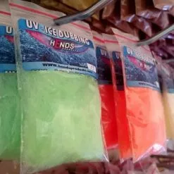 Hends UV-Ice Dubbing Packets - Funky Fly Tying -Fly Tying Materials Sales Hends UV Ice Dubbing Packets 1 1