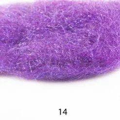 Hends UV-Ice Dubbing Packets - Funky Fly Tying -Fly Tying Materials Sales Hends UV Ice Dubbing Packets Violet 1