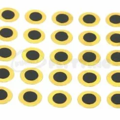 Funky Holographic Gold Tape Eyes Pack 50 - Funky Fly Tying