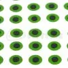 Funky Holographic Green Tape Eyes Pack 30 - Funky Fly Tying -Fly Tying Materials Sales Holographic Green Tape Eyes Pack 30 1