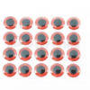 Funky Holographic Red 3D Eyes - Funky Fly Tying -Fly Tying Materials Sales Holographic Red 3D Eyes