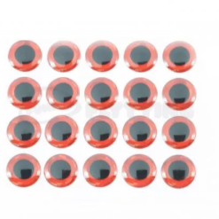 Funky Holographic Red 3D Eyes - Funky Fly Tying