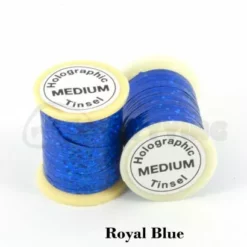 Funky Holographic Tinsel - Funky Fly Tying -Fly Tying Materials Sales Holographic Tinsel Royal Blue