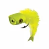 Fish Skull Flymen Surface Suducer Howitzer Baitfish Poper Head - Funky Fly Tying -Fly Tying Materials Sales Howitzer yellow chartreuse