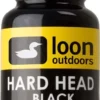 Loon Hard Head - Funky Fly Tying -Fly Tying Materials Sales LON HRD CEM BLK hard head fly finish black