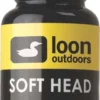 Loon Soft Head - Funky Fly Tying 1 Loon Soft Head - Funky Fly Tying -Fly Tying Materials Sales LON SOF CEM BLK soft head black