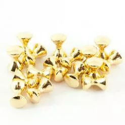 Funky Metallic Dazzle Dumbells - Funky Fly Tying -Fly Tying Materials Sales Metallic Dazzle Dumbells Gold 1