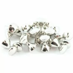 Funky Metallic Dazzle Dumbells - Funky Fly Tying -Fly Tying Materials Sales Metallic Dazzle Dumbells Silver