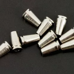 Tubeworx Mini Brass Bottle Tubes - Funky Fly Tying -Fly Tying Materials Sales Mini Brass Bottle Tubes Silver 3