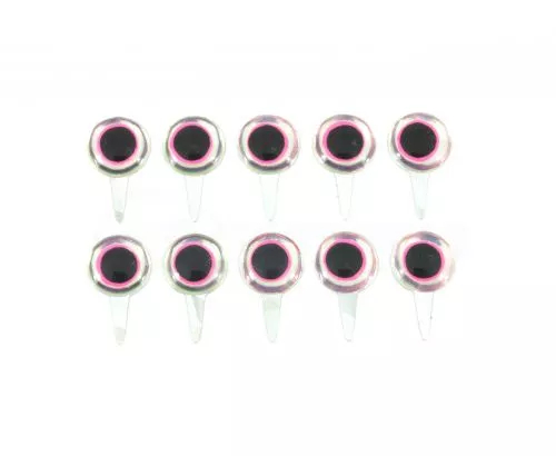 Funky Mirage/Hot Pink Tab Eyes 3D - Funky Fly Tying 3 Funky Mirage/Hot Pink Tab Eyes 3D - Funky Fly Tying
