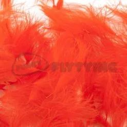Nature's Spirit CDC Tufts (Oiler Puffs) - Funky Fly Tying -Fly Tying Materials Sales Natures Spirit CDC Tufts Oiler Puffs Hot Orange