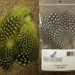 Nature's Spirit Dyed Guinea Hackle - Funky Fly Tying
