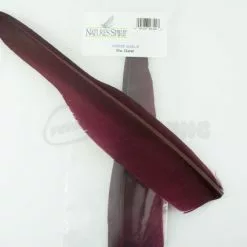 Nature's Spirit Goose Quill Body - Funky Fly Tying -Fly Tying Materials Sales Natures Spirit Goose Quills Dark Claret