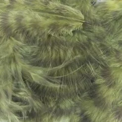 Nature's Spirit Grizzly Marabou - Funky Fly Tying -Fly Tying Materials Sales Natures Spirit Grizzly Marabou Dark Olive 1