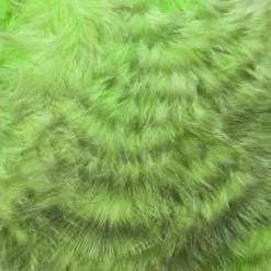 Nature's Spirit Grizzly Marabou - Funky Fly Tying -Fly Tying Materials Sales Natures Spirit Grizzly Marabou Fluo Chartereuse 1