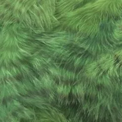 Nature's Spirit Grizzly Marabou - Funky Fly Tying -Fly Tying Materials Sales Natures Spirit Grizzly Marabou Frog Green 1