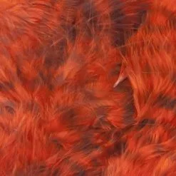 Nature's Spirit Grizzly Marabou - Funky Fly Tying -Fly Tying Materials Sales Natures Spirit Grizzly Marabou Hot Orange 1