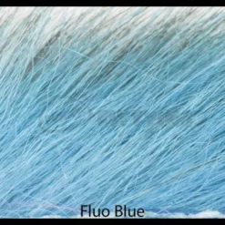 Nature's Spirit Opossum Zonker Strips - Funky Fly Tying -Fly Tying Materials Sales Natures Spirit Opossum Zonker Strips Fluo Blue 1