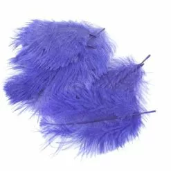 Nature's Spirit Ostrich Belly Spey Plumes - Funky Fly Tying -Fly Tying Materials Sales Natures Spirit Ostrich Belly Spey Plumes Purple 1