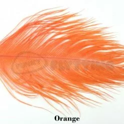 Nature's Spirit Ostrich Herl Pieces - Funky Fly Tying -Fly Tying Materials Sales Natures Spirit Ostrich Pieces Orange 1