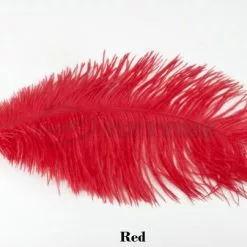 Nature's Spirit Ostrich Plumes 14"-16" - Funky Fly Tying 47 Nature's Spirit Ostrich Plumes 14"-16" - Funky Fly Tying -Fly Tying Materials Sales Natures Spirit Ostrich Plumes 14 16 Red 1