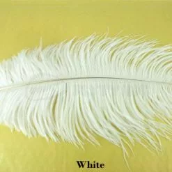 Nature's Spirit Ostrich Plumes 14"-16" - Funky Fly Tying 41 Nature's Spirit Ostrich Plumes 14"-16" - Funky Fly Tying -Fly Tying Materials Sales Natures Spirit Ostrich Plumes 14 16 White 1