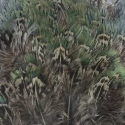 Nature's Spirit Fish Hunter Ringneck Pheasant Rump Patch - Funky Fly Tying -Fly Tying Materials Sales Natures Spirit Ringneck Pheasant Rump Patch Muskrat Grey 1