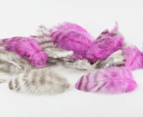 Nature's Spirit Select Grizzly Collaring Hackle (soft Hackle) - Funky Fly Tying 2 Nature's Spirit Select Grizzly Collaring Hackle (soft Hackle) - Funky Fly Tying