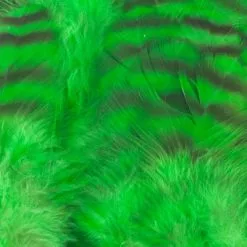 Nature's Spirit Select Grizzly Collaring Hackle (soft Hackle) - Funky Fly Tying 50 Nature's Spirit Select Grizzly Collaring Hackle (soft Hackle) - Funky Fly Tying -Fly Tying Materials Sales Natures Spirit Select Grizzly Collaring Hackle soft hackle Green 1