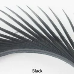 Nature's Spirit Stripped Goose Biots - Funky Fly Tying -Fly Tying Materials Sales Natures Spirit Stripped Goose Biots Black 1