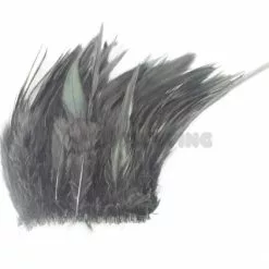 Nature's Spirit Strung Saddle Hackle - Funky Fly Tying 93 Nature's Spirit Strung Saddle Hackle - Funky Fly Tying -Fly Tying Materials Sales Natures Spirit Strung Saddle Hackle Black 1