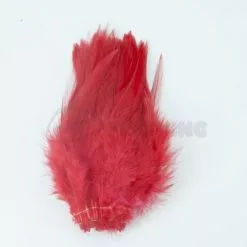 Nature's Spirit Strung Saddle Hackle - Funky Fly Tying 79 Nature's Spirit Strung Saddle Hackle - Funky Fly Tying -Fly Tying Materials Sales Natures Spirit Strung Saddle Hackle Fluo Cherry Red 1