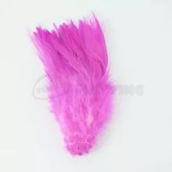 Nature's Spirit Strung Saddle Hackle - Funky Fly Tying 76 Nature's Spirit Strung Saddle Hackle - Funky Fly Tying -Fly Tying Materials Sales Natures Spirit Strung Saddle Hackle Fluo Hot Pink