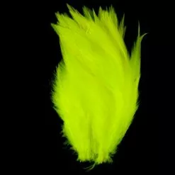 Nature's Spirit Strung Saddle Hackle - Funky Fly Tying 73 Nature's Spirit Strung Saddle Hackle - Funky Fly Tying -Fly Tying Materials Sales Natures Spirit Strung Saddle Hackle Fluo Yellow 1