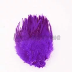Nature's Spirit Strung Saddle Hackle - Funky Fly Tying 107 Nature's Spirit Strung Saddle Hackle - Funky Fly Tying -Fly Tying Materials Sales Natures Spirit Strung Saddle Hackle Purple 1