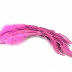 Nature's Spirit Strung Schlappen Long 5 1/2"-7" - Funky Fly Tying -Fly Tying Materials Sales Natures Spirit Strung Schlappen Long 5½ 7 Fluo Hot Pink 1
