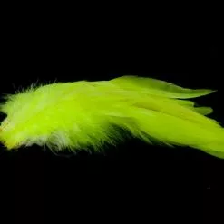 Nature's Spirit Strung Schlappen Long 5 1/2"-7" - Funky Fly Tying -Fly Tying Materials Sales Natures Spirit Strung Schlappen Long 5½ 7 Fluo Yellow 1