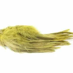 Nature's Spirit Strung Schlappen Long 5 1/2"-7" - Funky Fly Tying -Fly Tying Materials Sales Natures Spirit Strung Schlappen Long 5½ 7 Olive 1