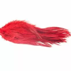 Nature's Spirit Strung Schlappen XL 7-9" - Funky Fly Tying -Fly Tying Materials Sales Natures Spirit Strung Schlappen XL 7 9 Red 1