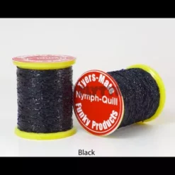 Nymph-Quill - Funky Fly Tying 41 Nymph-Quill - Funky Fly Tying -Fly Tying Materials Sales Nymph Quill Black 1