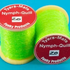 Nymph-Quill - Funky Fly Tying 49 Nymph-Quill - Funky Fly Tying -Fly Tying Materials Sales Nymph Quill Lime 1
