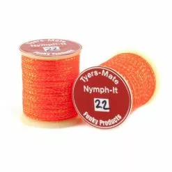 Nymph-it Copper Pearl - Funky Fly Tying -Fly Tying Materials Sales Nymph it Copper Pearl Neon Orange 1