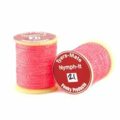 Nymph-it Copper Pearl - Funky Fly Tying -Fly Tying Materials Sales Nymph it Copper Pearl Neon Pink 1
