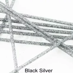 Tubeworx Outer Plastic Tubes 3mm Glitter Colour - Funky Fly Tying -Fly Tying Materials Sales Outer Plastic Tubes 3mm Glitter Colours Black Silver 1